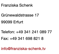 Franziska Schenk Adresse